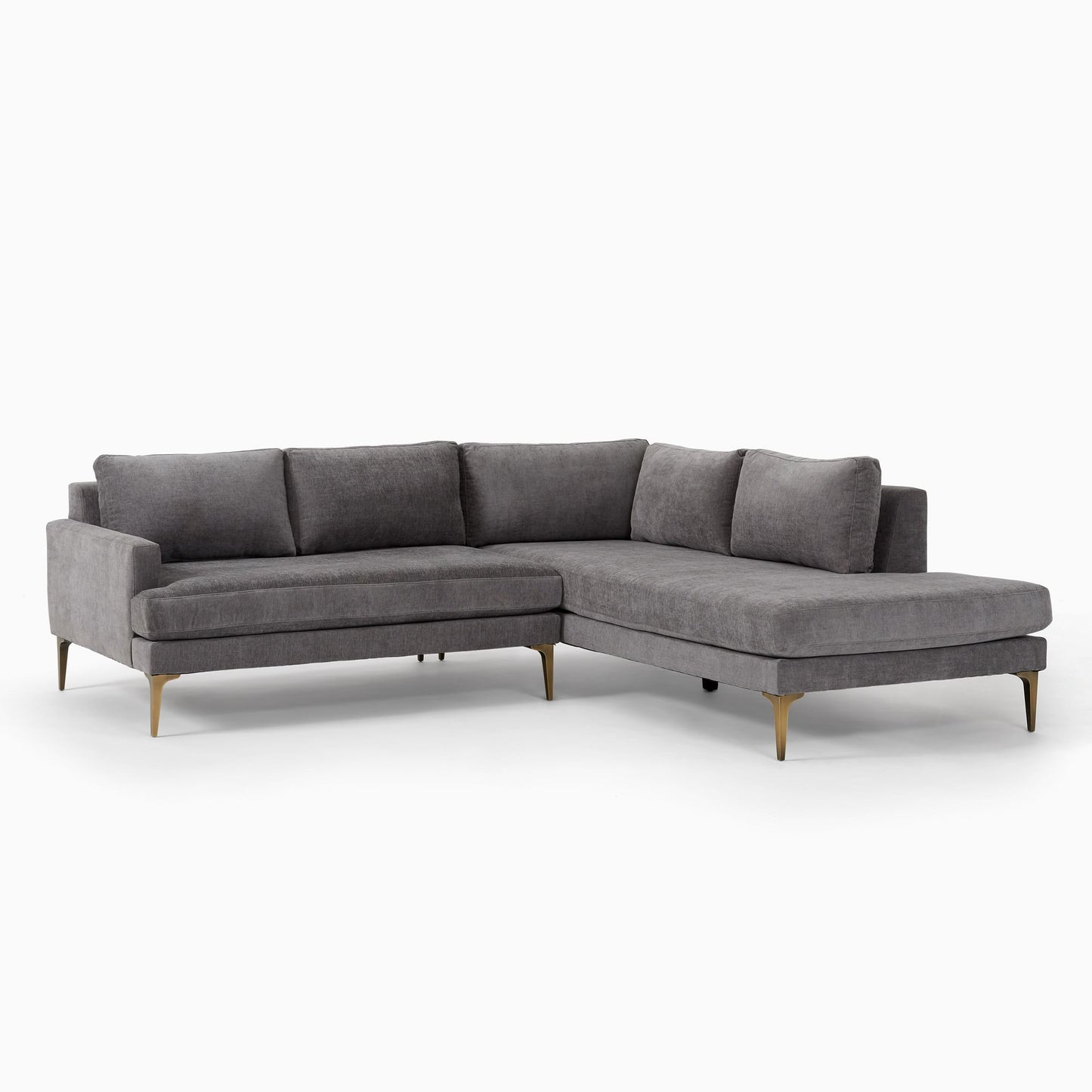 Andes 2-Piece Bumper Chaise Sectional