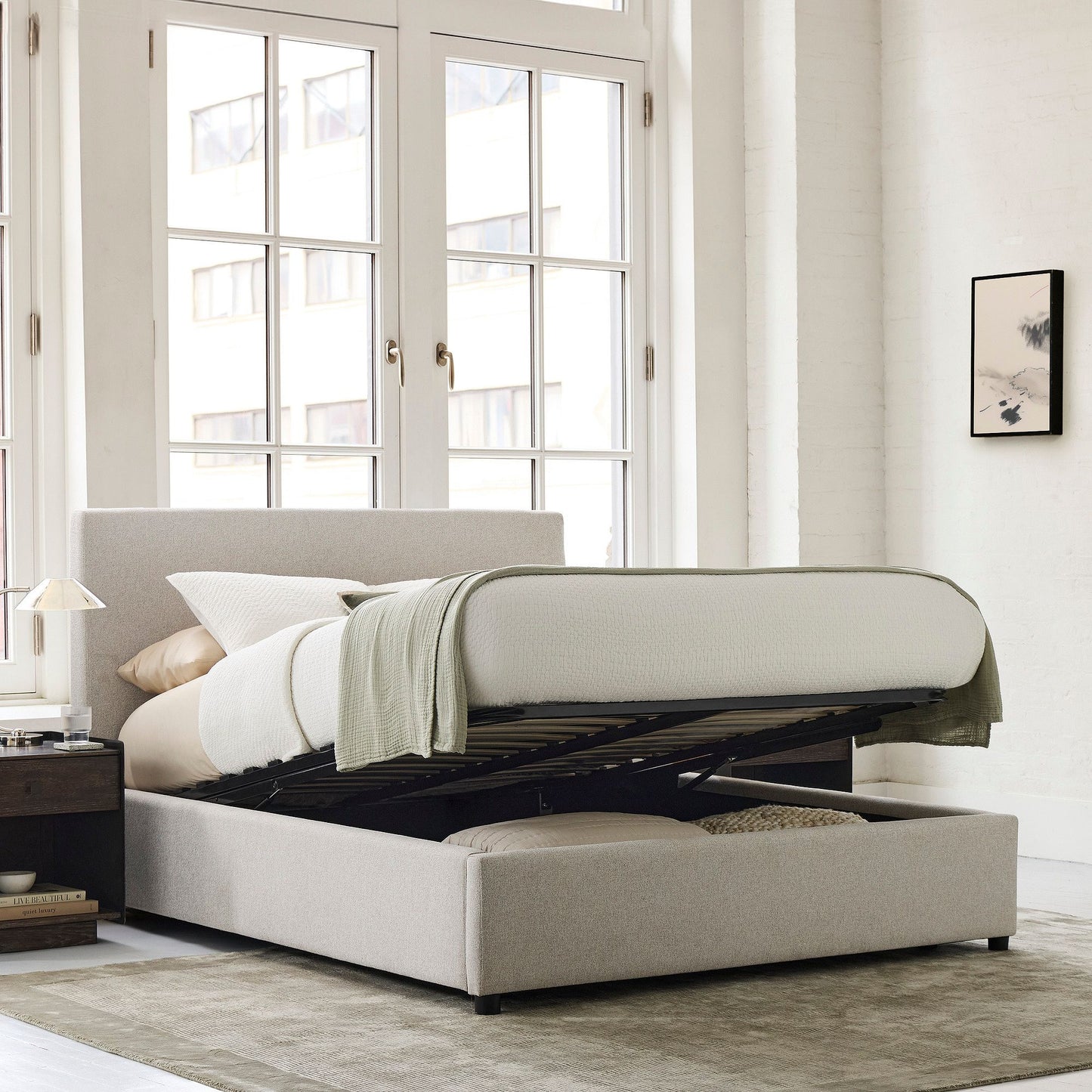 Emmett Pop-Up Storage Bed